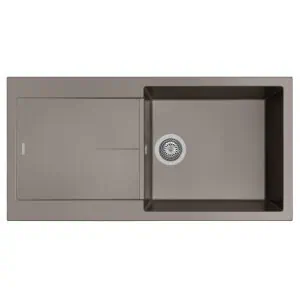 现代灰色厨房水槽 spazioso.